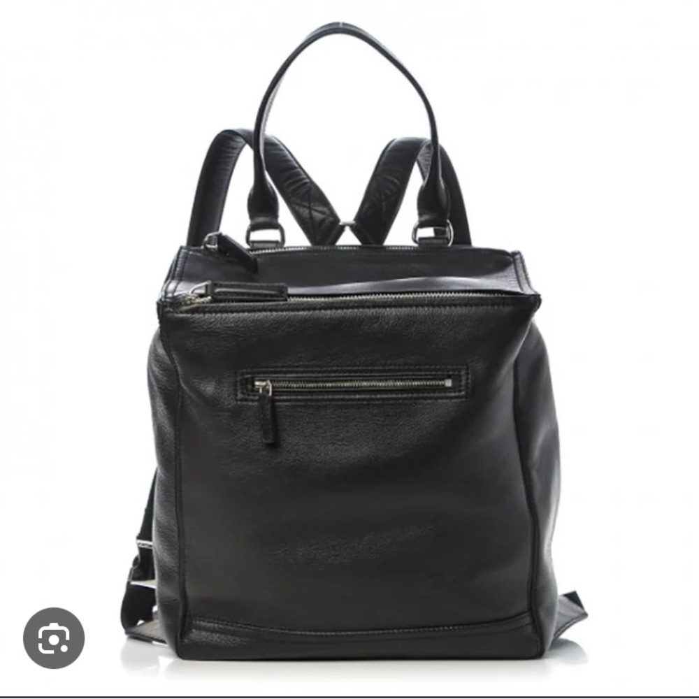 Givenchy Black Leather Pandora Backpack